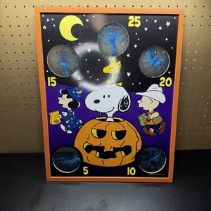 Snoopy Peanuts Halloween Bean Bag Toss Game Board  - Picture 1 of 8