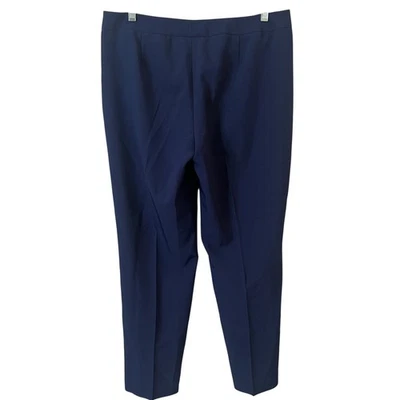 Pantalones Kasper para mujer azul marino talla 8 clásicos pierna recta Foto 1 de 4