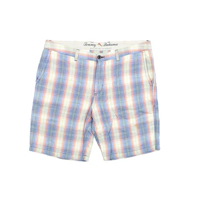 Pantalones Cortos Chinos Tommy Bahama Para Hombre Talla 36 Lino Tencell Multicolor Lino Foto 1 de 4