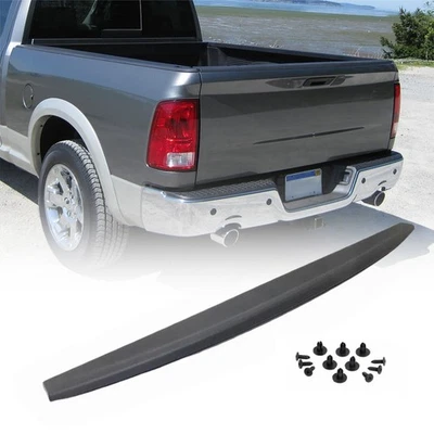 Fits Dodge Ram 1500 2500 3500 09-19 Tailgate Top Protector Molding Cap Spoiler - Image 1 of 4
