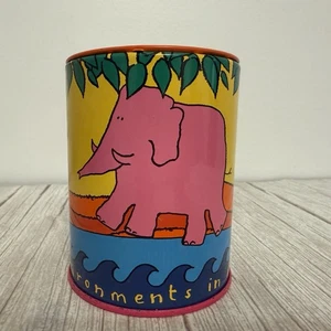 Tin Bank Vintage Animals Endangered The Body Shop Made in England RARE - Picture 1 of 10