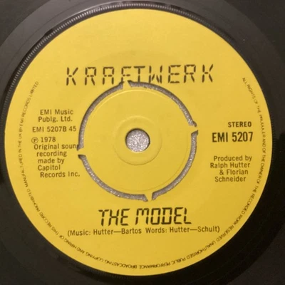 Kraftwerk 7” Vinyl Single “The Model “ EMI Records “Computer Love”  1981 A-1 - Image 1 of 4