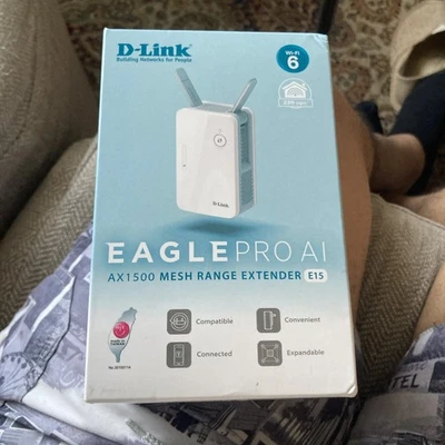 D-Link Eaglepro a1 AX1000 Mesh Range Extender WiFi6 E15 - Image 1 of 4