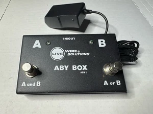 Caja ABY selector/combinador de guitarra Live Wire Solutions ABY1 - Imagen 1 de 2