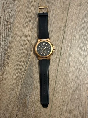 Michael Kors 45MM Men’s Oversized Dylan Rose Gold-Tone Watch MK-8184 - Image 1 of 4