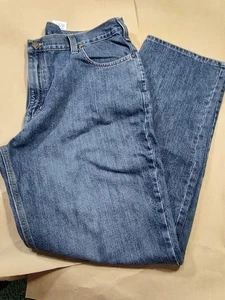 Carhartt Jeans Relaxed Fit Blue Denim Size 40 x 34 Outdoor Work Men’s Excellent - Picture 1 of 10