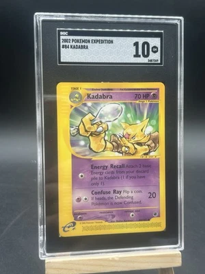 SGC 10 Gem Mint Kadabra 1st Edition 040/128 Pokemon Japanese Expedition - Image 1 of 2