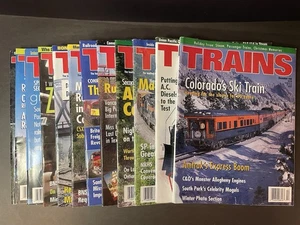 Revista TRAINS 1998 Año Completo De 12 Ediciones Ferrocarril Ferrocarril - Imagen 1 de 13