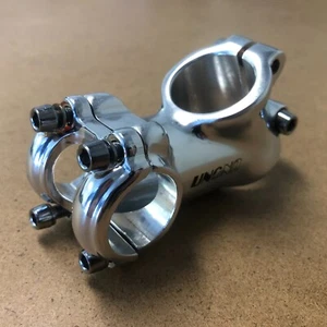 New KALLOY Bicycle Ahead Stem 1-1/8" 28.6mm 35 Deg Rise Bore 25.4mm Shiny Silver - Picture 1 of 1