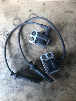 DUCATI 97-98 ST2 & 99 ST4 IGNITION COILS SPARK WIRES W/BRACKETS 1999 916 - Image 1 of 4