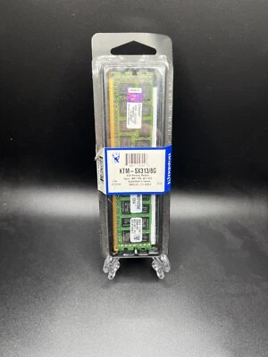 NEW Kingston 8GB PC3-10600 DDR3-1333MHz ECC CL9 240-Pin KTM-SX313/8G - Image 1 of 4