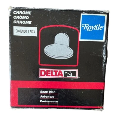 Soporte de jabón cromado de montaje en pared DELTA Royale, soporte de montaje en pared DELTA Royale** Foto 1 de 3