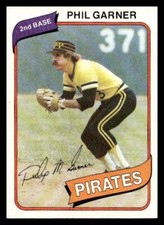 1980 Topps #118 Phil Garner Pittsburgh Pirates Baseball card