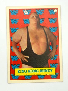 1987 Topps WWF Wrestling Sticker KING KONG BUNDY #12 - Picture 1 of 2