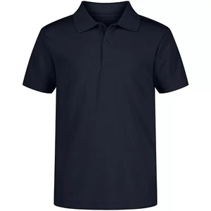 Nautica Boys Short Sleeve Performance Uniform Polo Size L Navy - Picture 1 of 3