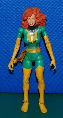 Marvel Legends Toy Biz Series 6 Jean Grey "Green" Phoenix - No Stand Cover
