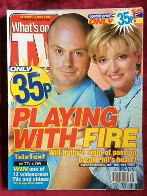 WHAT'S ON TV mag 25/09/1999 Victoria Smurfit Kazia Pelka Orla Brady Robert Daws - Image 1 of 2