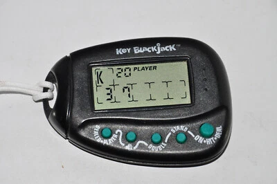 Llavero Radica Video Blackjack 21 Juego de Cartas Electrónicas Black Jack Llavero Foto 1 de 4