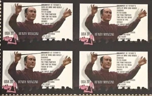 HENRY MANCINI - BLOCK OF FOUR 37 cent COMMEMORATIVE STAMPS - 2004 USPS MNH - Picture 1 of 1