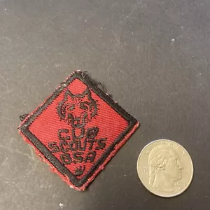 USED 1940s Cub Scouts Wolf Pack Uniform Patch BSA Boy Scouts Of America. $1 Ship - Picture 1 of 5