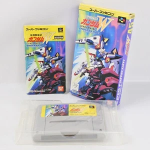 GUNDAM WING W Endless Duel Super Famicom Nintendo 6446 sf - Picture 1 of 11