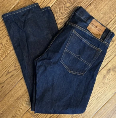 Denim & Supply Ralph Lauren Slim Fit 33 x 30 Dark Wash Jeans Button Fly Runs Big - Image 1 of 4