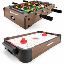 Table Top Games Mini Kids Football Air Hockey Pool Family Fun Play Arcade Sets