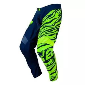 Answer Syncron Flow Off Road Race Motocross MX Trouser Pants - Black/Blue/Yellow - Picture 1 of 5