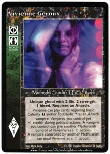 Vivienne Geroux Promo V:TES VTES Vampire CCG - Picture 1 of 1