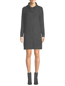 Time and Tru Women's Cowl Neck Dress w/ Button Detail, Medium 8-10 - Picture 1 of 4