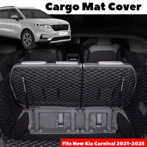 Fits New Kia Carnival 2021-2025 Custom Made Trunk Boot Mats Liner Cargo Cover AU - Picture 1 of 11