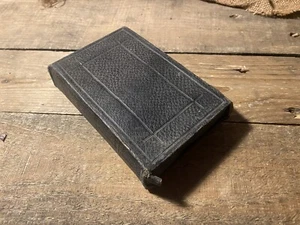 Antique Bible Polyglot  English Samuel Bagster  Leather Bound Gilded Pages 1876 - Picture 1 of 8