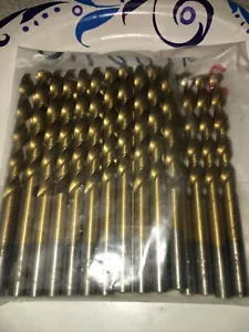25 PCS 9/32" HSS Titanium Drill Bits Jobber Length Drill Bits - Picture 1 of 7