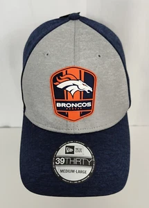 Nueva Gorra de Béisbol Denver Broncos 39Thirty Mediana Grande New Era Ajustada - Imagen 1 de 11