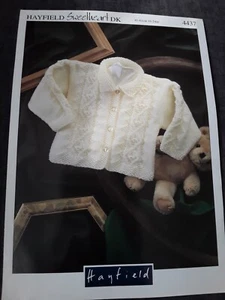 knitting pattern, Hayfield double knitting jacket, baby, childrens 4437 - Picture 1 of 2