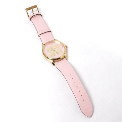 Orologio GUCCI 126.4 G Timeless 4 Gatti Qz Donna Quadrante Rosa Oro Vintage Funzionante