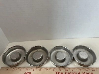 4 Anillos de Gelatina Metal Mini Moldes Redondos Pastel Jabón Postres 3.5 pulgadas Foto 1 de 4
