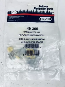 Kit de carburador Oregon 49-305 reemplaza a Briggs & Stratton 492495 493762 498000 - Imagen 1 de 4