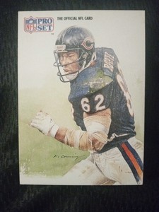 1991 Pro Set Card #384 Mark Bortz Chicago Bears 🔥🚀🔥 FREE Shipping 🔥🚀🔥🚀🔥