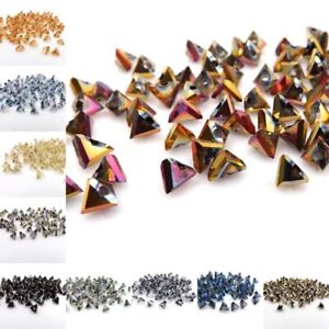Glass Crystal Bicone Loose Bead Multiple Color Jewelry Making Finding Bead100PCS