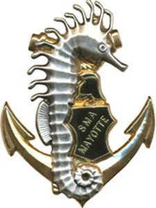 Détachement du Service Militaire Adapté, MAYOTTE, hippocampe, Balme 4420 (5759) - Imagen 1 de 2