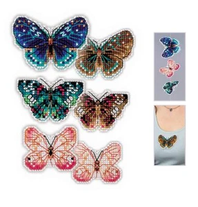 Riolis Counted Cross Stitch Kit Soaring Butterflies R1997AC - Picture 1 of 3