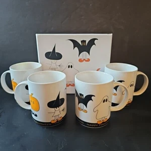 Cordon Bleu Halloween Coffee Mug  Set Of 4 w/ Original Box - Picture 1 of 9