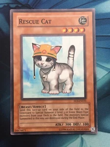 Yu-Gi-Oh! TCG Rescue Cat FET-EN033 COMMON Near Mint Condition! - Picture 1 of 2