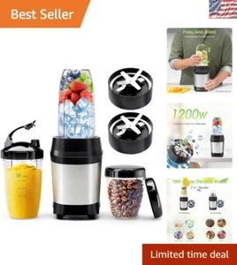 Effortless Ice Crushing Blender with 3 Easy Go Cups and User-Friendly Design - Picture 1 of 10