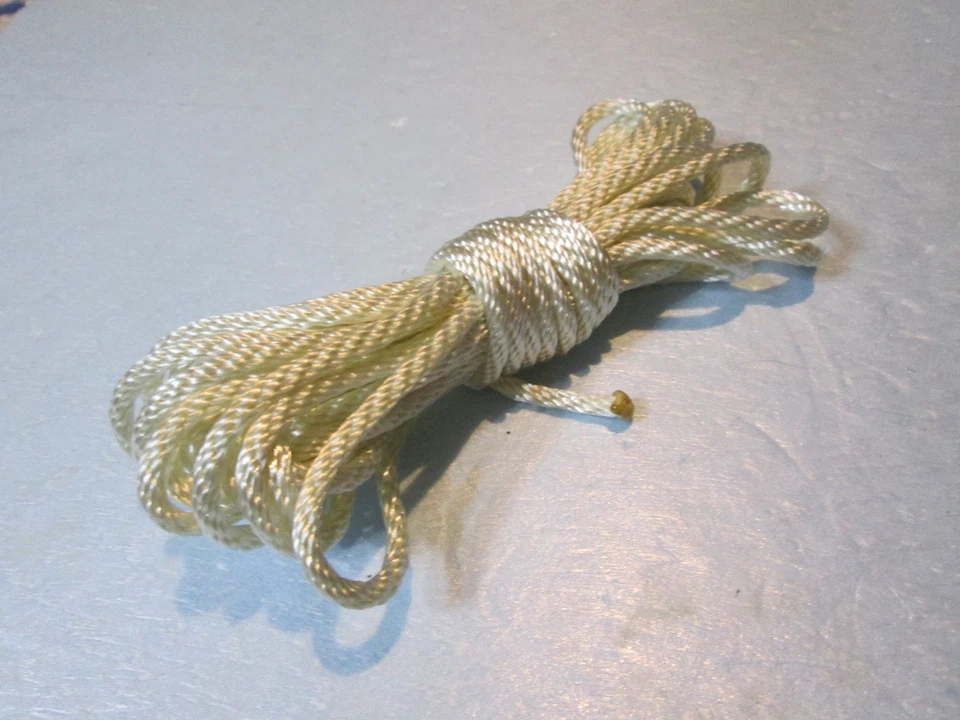 Recoil Starter Rope 20' feet x 3/16" Hank, Heavy Duty 4.7625mm Solid Braid #6  - Image 1 of 4