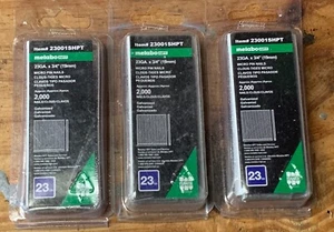 Metabo 23001SHPT 3/4 in. 23 Ga. Straight Strip Pin Nails Smooth (x3) 2000 Packs - Picture 1 of 2