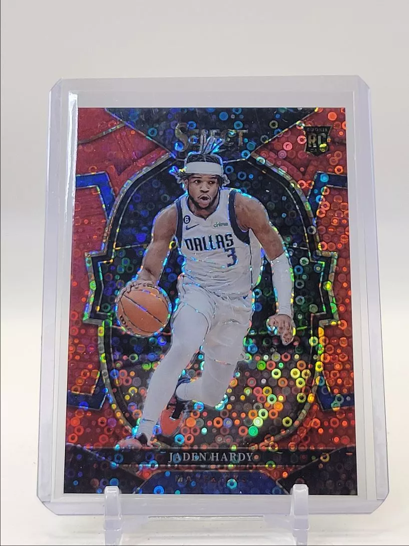 JADEN HARDY 2022-23 SELECT CONCOURSE RED DISCO PRIZM ROOKIE RC /49 Q0885
