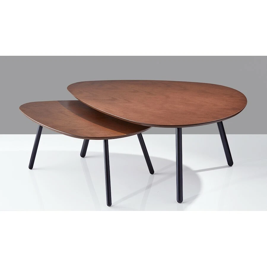 Mesa de centro Adesso Hendrix Nesting, chapa de roble, nogal - WK2125-15 Foto 1 de 1