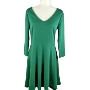 Nuevo Vestido Gap Verde Pino Manga 3/4 Suave Rayón Mezcla Viscosa Línea A Talla 8 - Imagen 1 de 9
